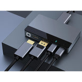CABLETIME multi-port switch CT-PS41-GB1 to HDMI, 4 in 1, 4K/60Hz, gray